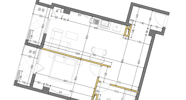Пролаю 2х комнатную квартиру в Тбилиси, ЖК Krtsanisi Modern 61,2 кв.м